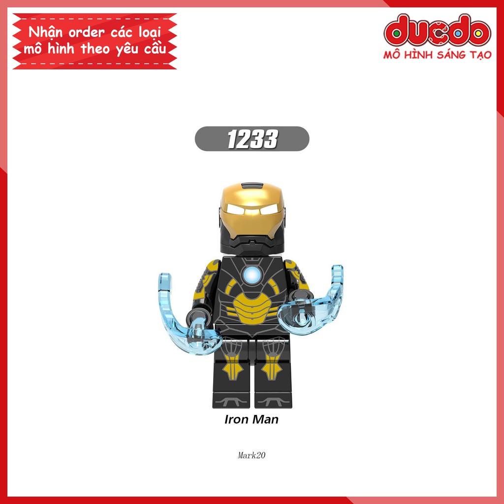 Minifigures các bộ giáp cực đỉnh của Iron Man - Đồ chơi Lắp ghép Xếp hình Mô hình Mini XINH X0254