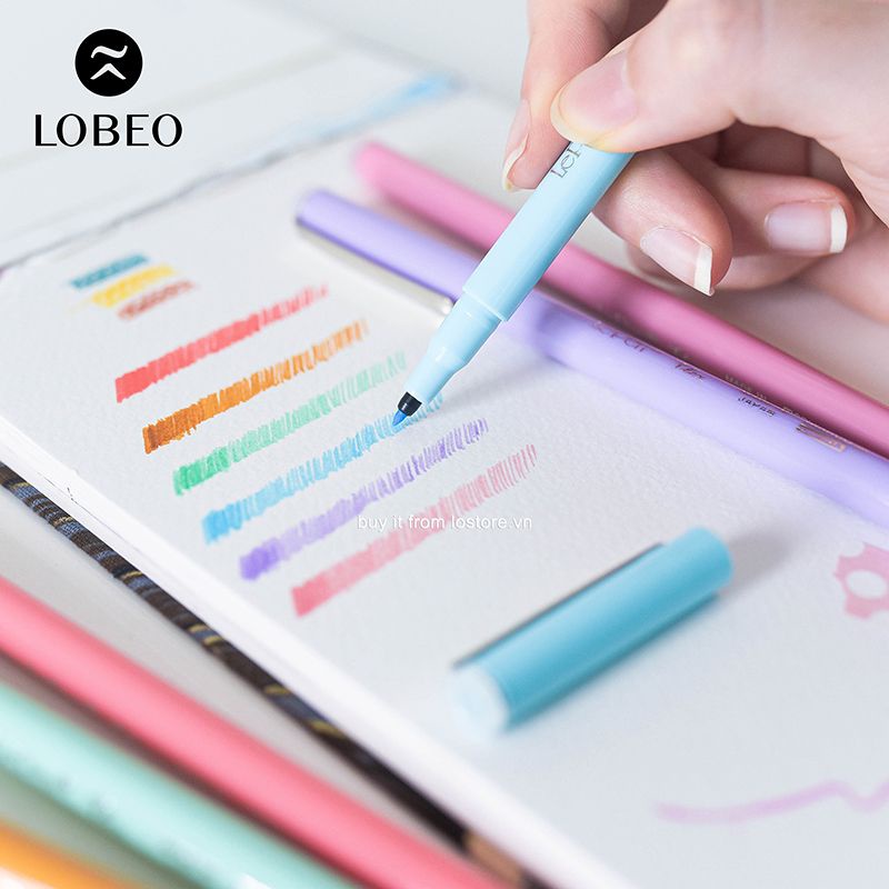 [LỖ STORE] Set bút Brush LePen Flex Marvy tông Pastel