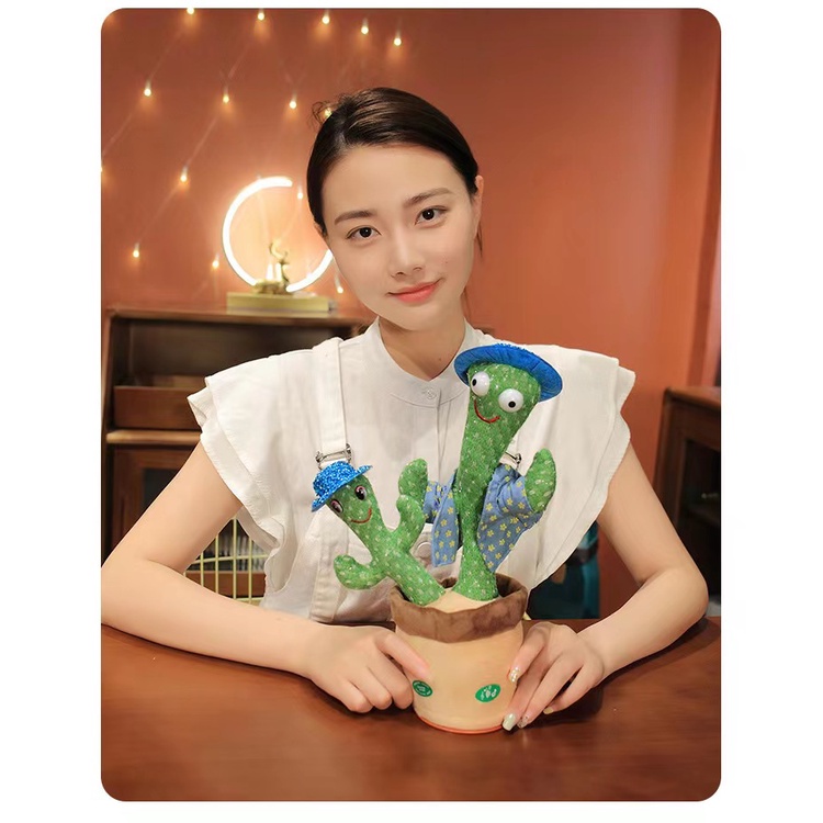 Cây Xương Rồng Nhảy Múa Có Thể Nói Chuyện, Có Thể Nhảy Múa Xương Rồng Nhảy Múa 120 Bản Chính Hãng, 100%, có thể ghi Âm, có