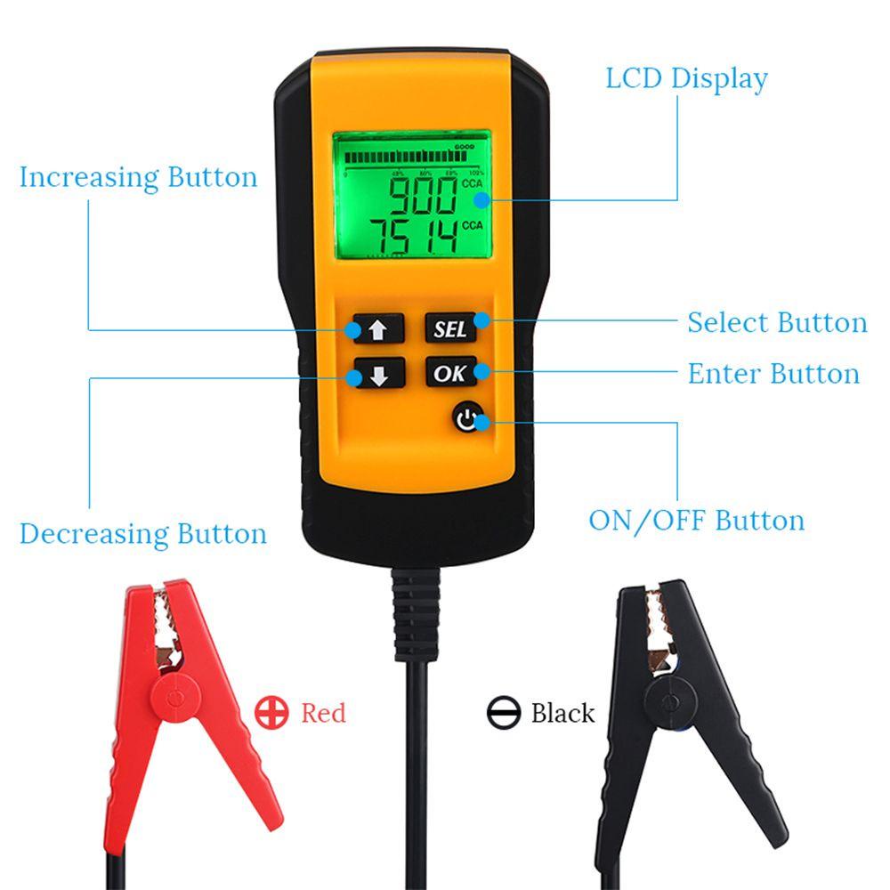 Thiết Bị Kiểm Tra Điện Áp Ắc Quy Xe Hơi Chất Lượng Cao Siêu Bền