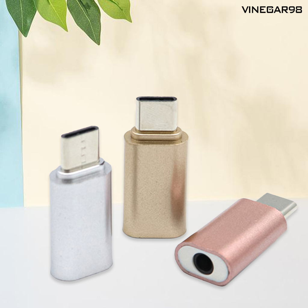 VINE™ Adapter Portable Plug Mini C to Headphone Jack Audio Stereo Converter for Huawei