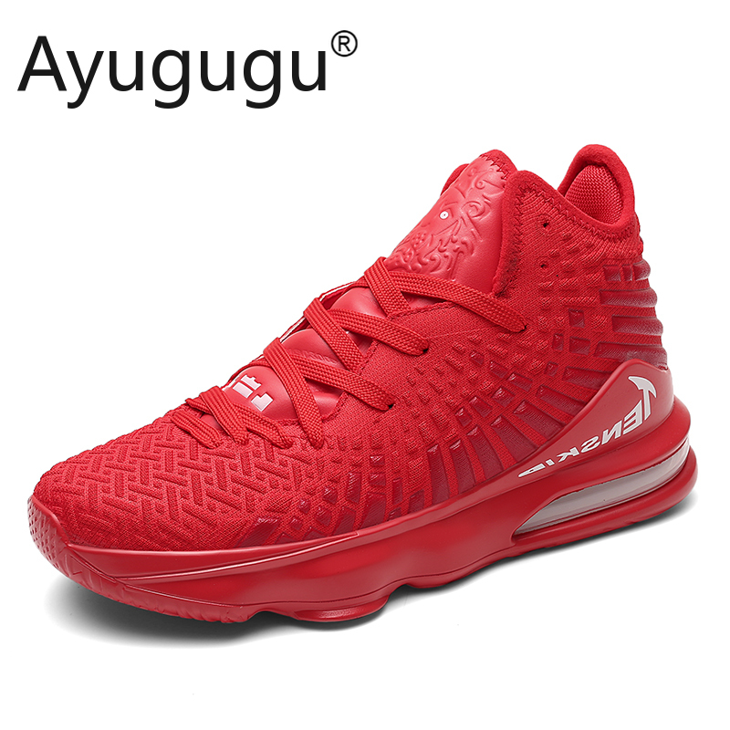 Outdoor Men's and Women's Trendy Sneakers Comfortable Shock-resistant Couples Basketball Shoes Running Shoes Giày Th? Thao