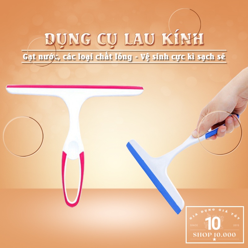 Dụng cụ lau kính đa năng - Cây gạt kính, gạt nước lau sàn, rửa ô tô cầm tay loại tốt (GD02)