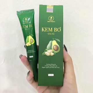 Kem bơ cấy trắng nuôi dưỡng da nano olic , kem cấp ẩm dưỡng da chống nắng