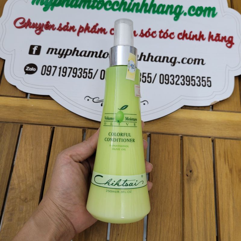XỊT DƯỠNG TÓC CHIHTSAI OLIVE 250ML