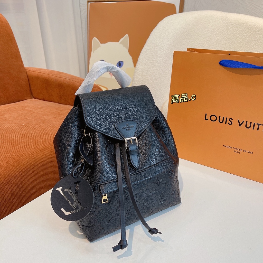 Ba Lô Du Lịch Vải denim Sức Chứa Lớn Phong Cách LV Mới Cho Nam Và Nữ
