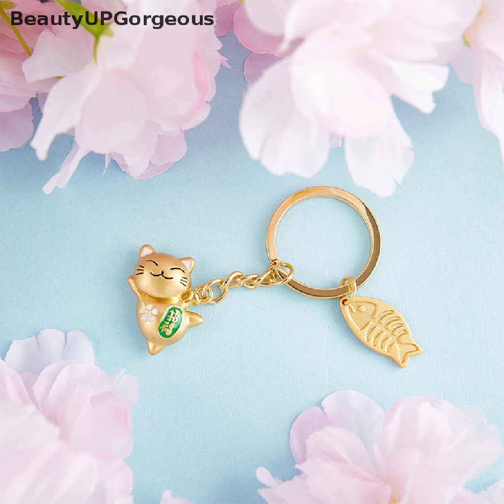 [Beautyup Gorgeous] Móc Khóa Hình Chú Mèo May Mắn Nhật Bản Đáng Yêu