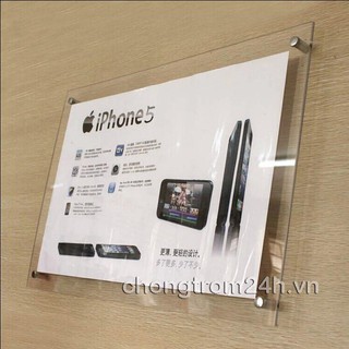 Bảng Mica Treo Tường Thể Thông Tin, Poster, Quảng Cáo