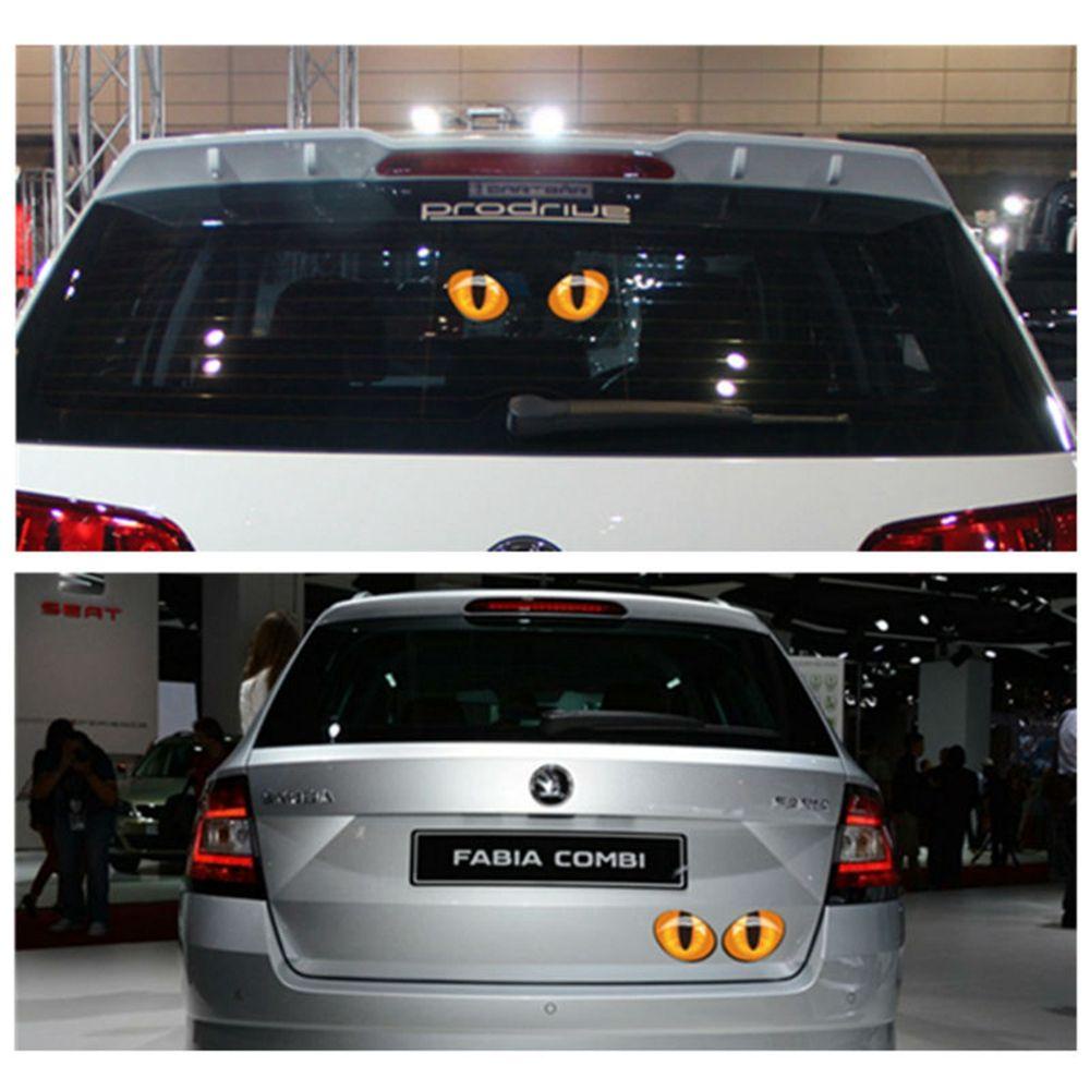 DARNELL Miếng Dán Trang Trí Gương Chiếu Hậu Xe Hơi Bằng Vinyl Phản Quang An Toàn