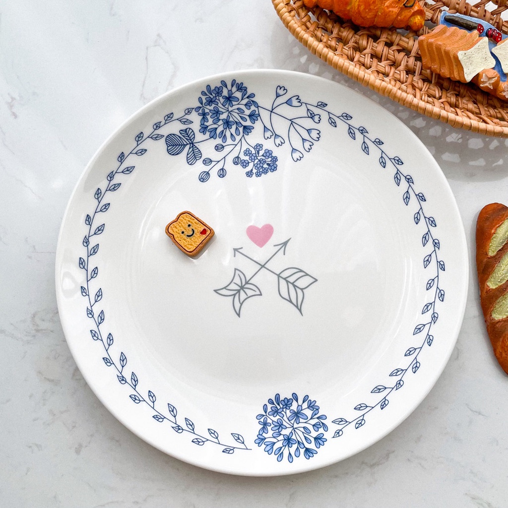 Dĩa tròn xinh phong cách Nhật, Hàn Quốc