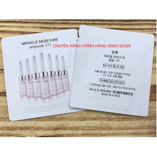 Tinh Chất Cô Đặc Chuyên Phục Hồi Da Khô Và Da Nhờn Thiếu Nước Ohui Miracle Moisture Ampoule 777
