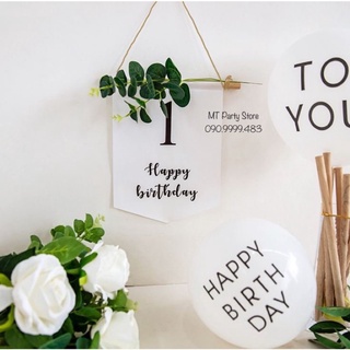 Banner sinh nhật phong cách hàn quốc