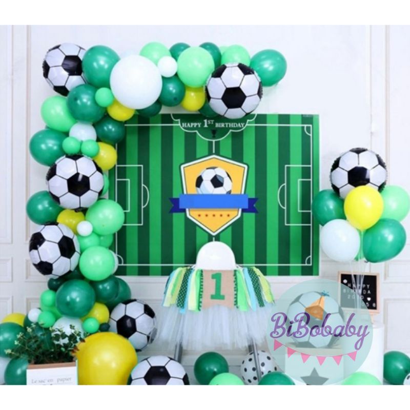 Sét bóng trang trí sinh nhật cho bé trai chủ đề bóng đá - BiBo baby