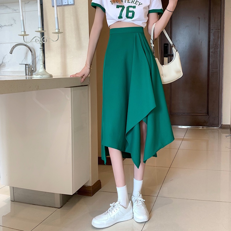 Chân váy chữ A IELGY lưng cao thời trang thanh lịch cho nữ