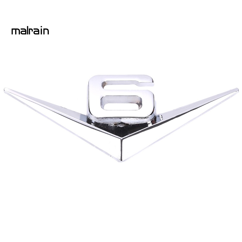 Logo Hợp Kim Kẽm V6/V8 Trang Trí Xe Volkswagen