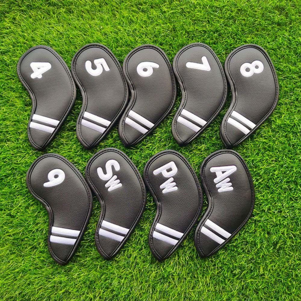 Vỏ Bọc Gậy Đánh Golf Bằng Sắt Thêu Chữ Số Độc Đáo Tiện Dụng