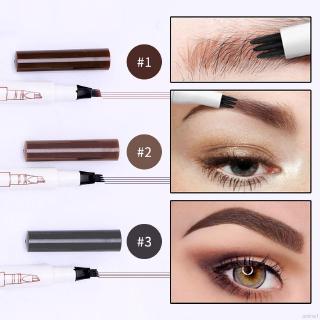 Bút vẽ lông mày 4 ngòi chống thấm trang điểm tự nhiên