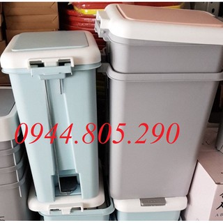 Thùng rác đạp chân 10L cao cấp