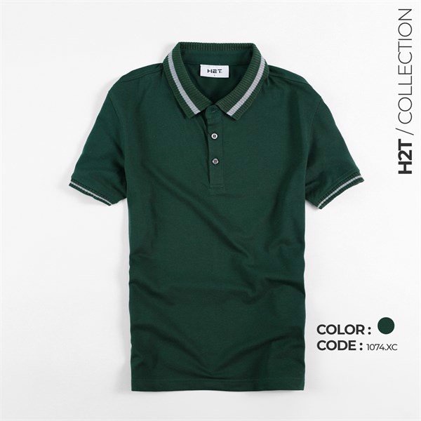 Áo Phông Polo Nam Basic H2T - Form Slim Fit tôn dáng 1074