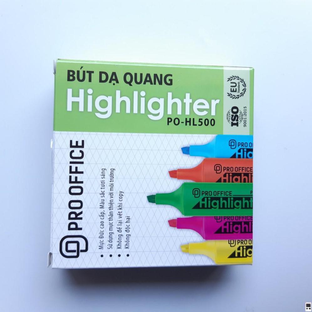 Bút dạ quang highlight PRO-OFFICE HL500 [Đồ dùng học sinh Classmate)