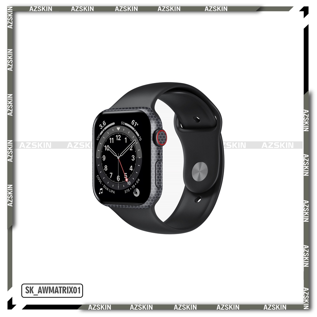 Miếng Dán Skin Apple Watch Camo Black |SK_AWMATRIX01| Chất Liệu Film 3M Nhập Khẩu, Tạo Khuôn Cắt CNC, Dễ Dán Tại Nhà