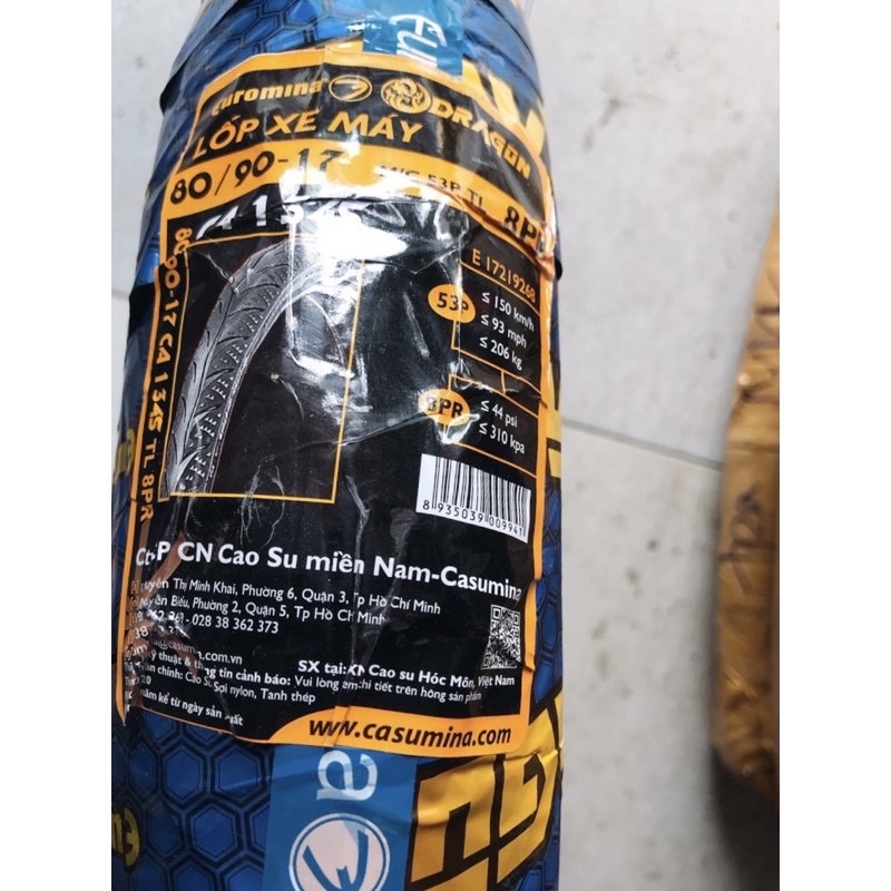 1 đôi vỏ lốp độ trước và sau exciter 150 và winner 80/90-17 và 130/90-17