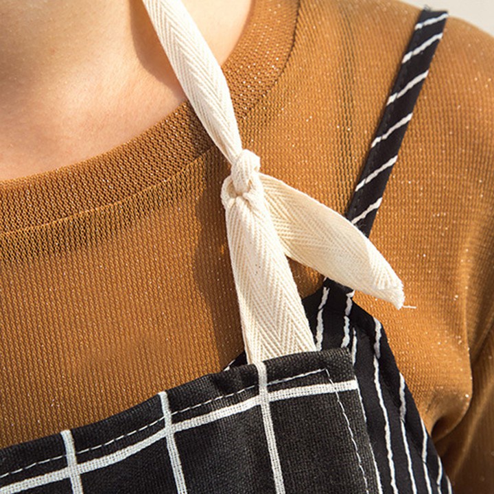 ⛔(GIÁ RẺ)⛔ Tạp Dề Nấu Bếp Bằng Vải Họa Tiết Kẻ Caro 88208 SHOP KHO TỔNG88