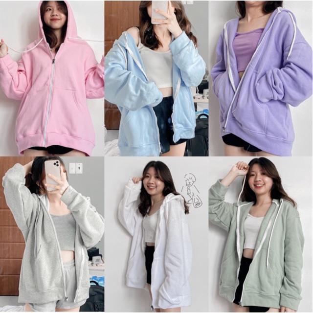 [Mã SKAMCLU7 giảm 10% tối đa 50K đơn 0Đ] Áo khoác basic Zip trơn Unisex