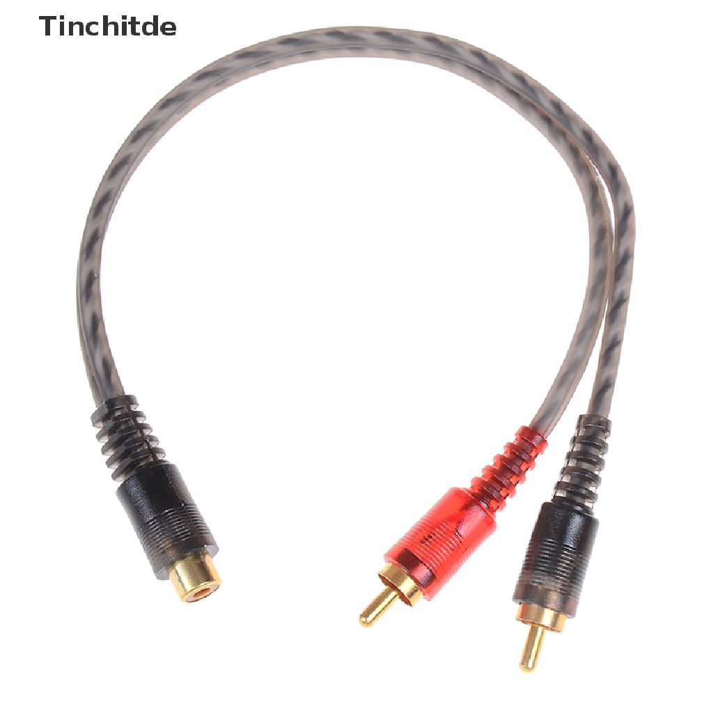 Dây Cáp Chia Âm Thanh 1RCA Female Sang 2RCA Male Mới