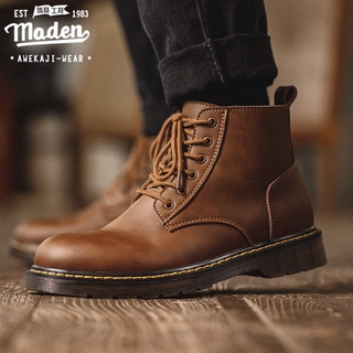  Giày cổ cao MADEN bảo hộ lao động phong cách Anh cho nam 