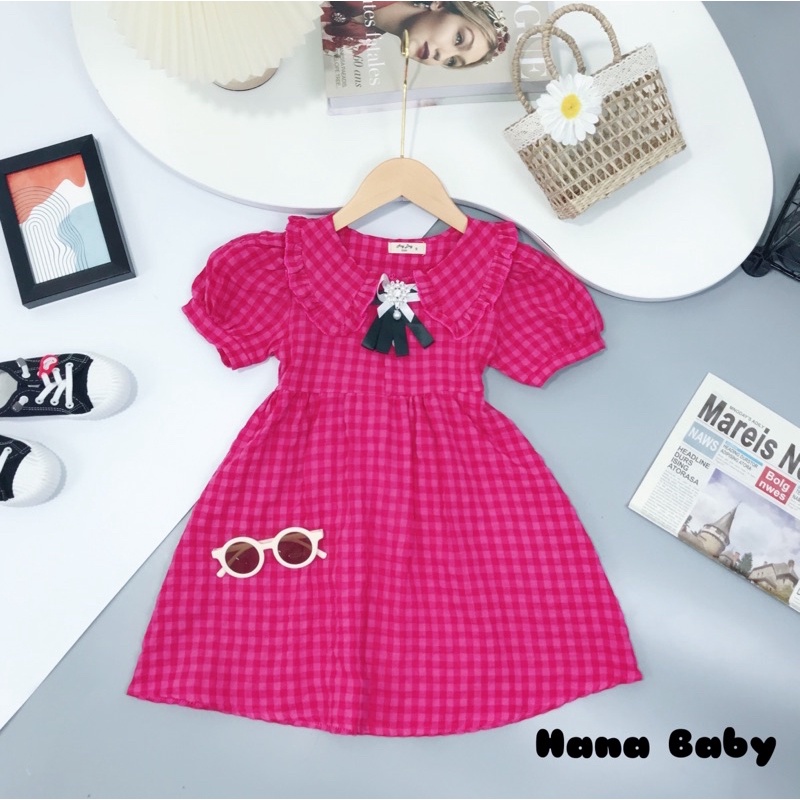 váy Babydoll kẻ caro