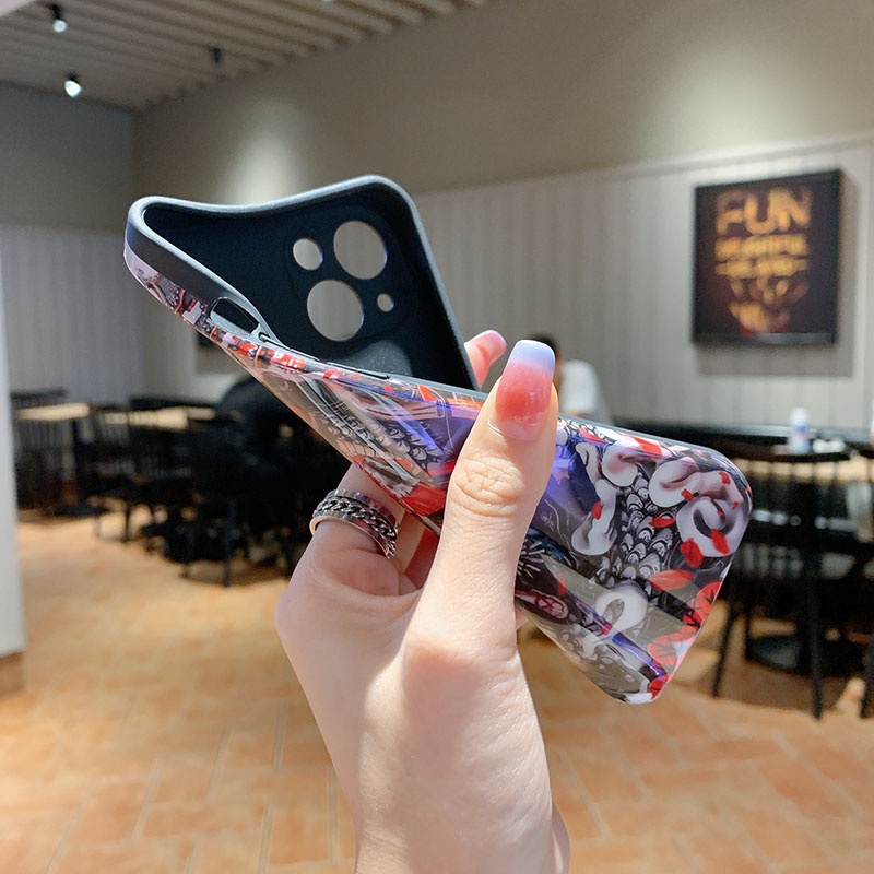 Ốp Điện Thoại Họa Tiết luffy zoro Bóng Nhiều Màu Cho iPhone 13 12 11 Pro Max X Xs Max XR 8Plus