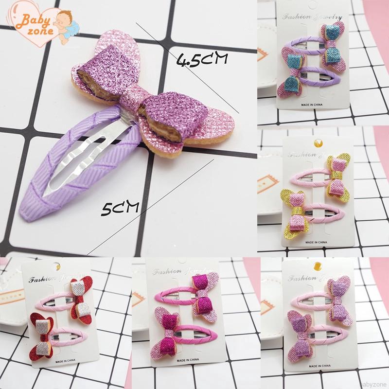 Set kẹp tóc nơ dễ thương cho bé gái