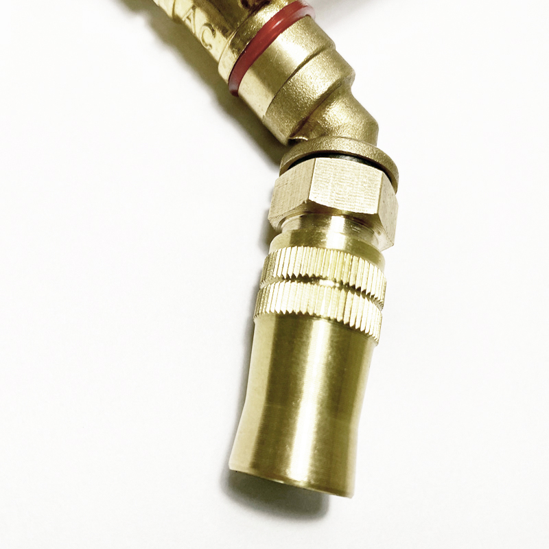 Béc rửa máy lạnh loại cong – đầu ngắn dùng cho máy rửa xe chỉnh áp – có thể chỉnh tia nước ren ngoài 22mm C0004-12