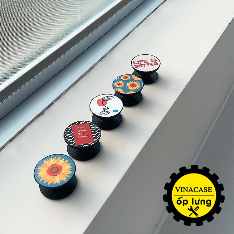 Popsocket - Iring tròn dán lưng điện thoại, đỡ điện thoại - núm cầm tay - Shop tự chọn ngẫu nhiên