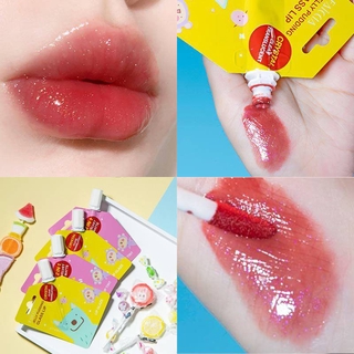 [Hàng mới về] Son bóng dạng lỏng dưỡng ẩm kháng nước 13 màu lựa chọn tiện dụng