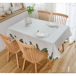 Khăn trải bàn không thấm nước MẪU LÁ CHUỐI XANH - Khăn trải bàn Trang trí Trang trí Bàn