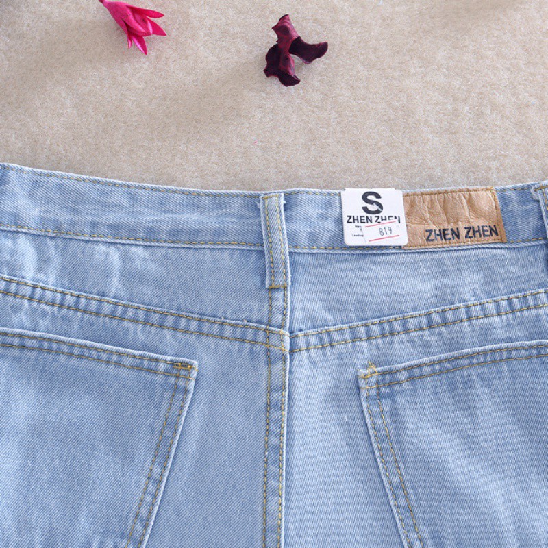 [Baywellfashion]Quần sọt Denim lưng cao thiết kế quyến rũ cho nữ | BigBuy360 - bigbuy360.vn