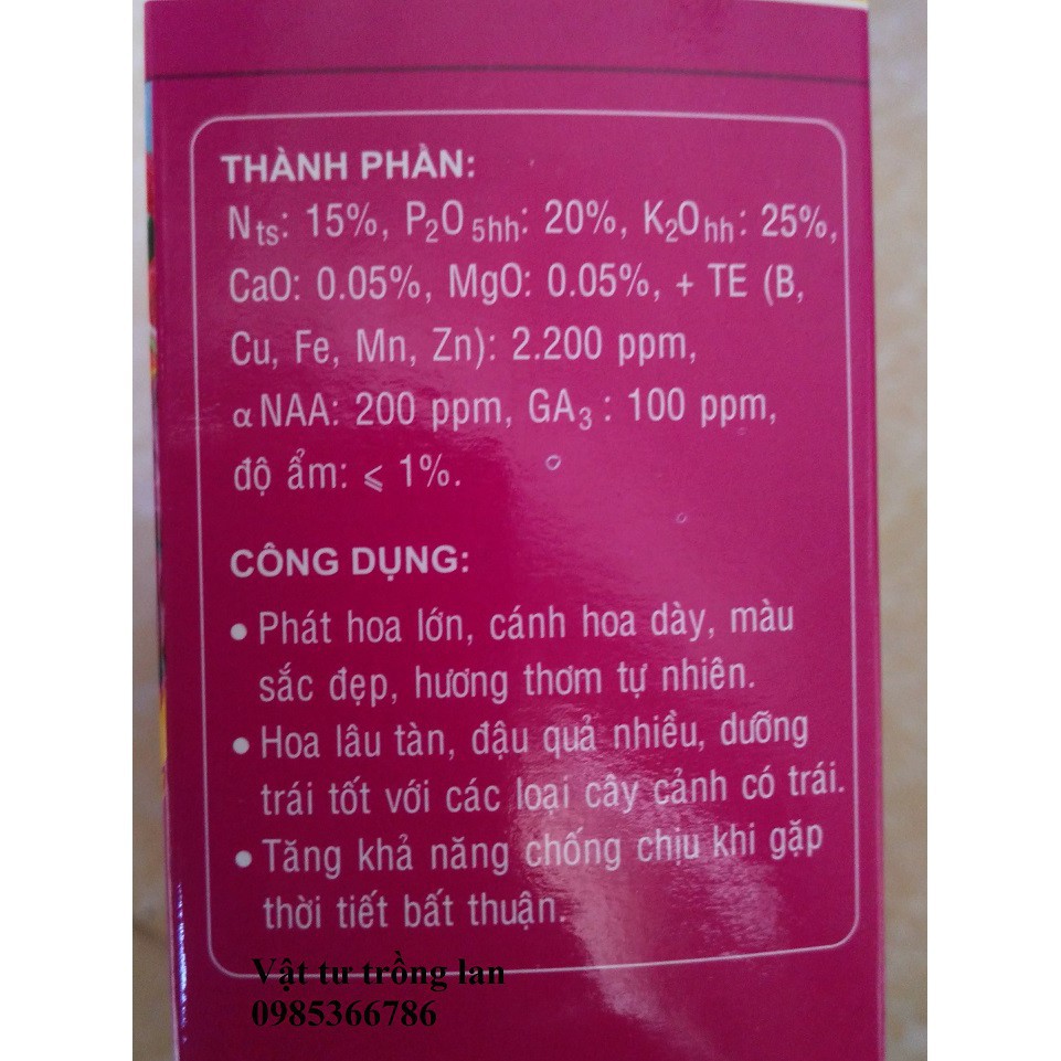 Bán buôn- 01 lọ phân đầu trâu 901 để dưỡng hoa lâu tàn. hàng đẹp, nhập khẩu.