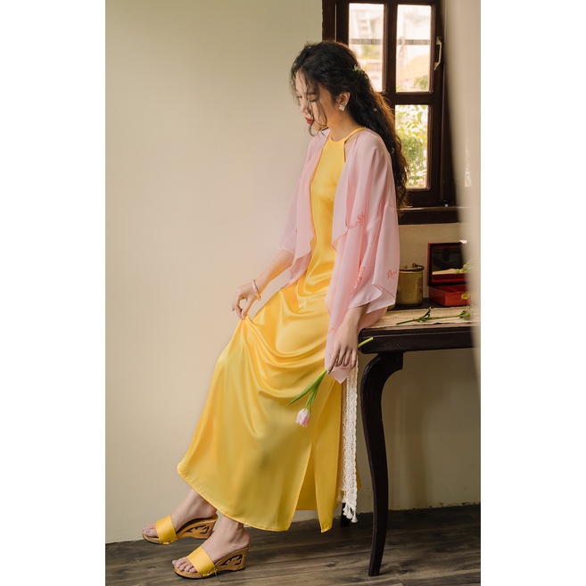 Sumire Store Đầm cổ yếm Sơn Trà - 9 màu