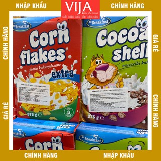 [375G] Bánh Ngũ Cốc Bakalland Cocoa Shells và  Corn Flakes