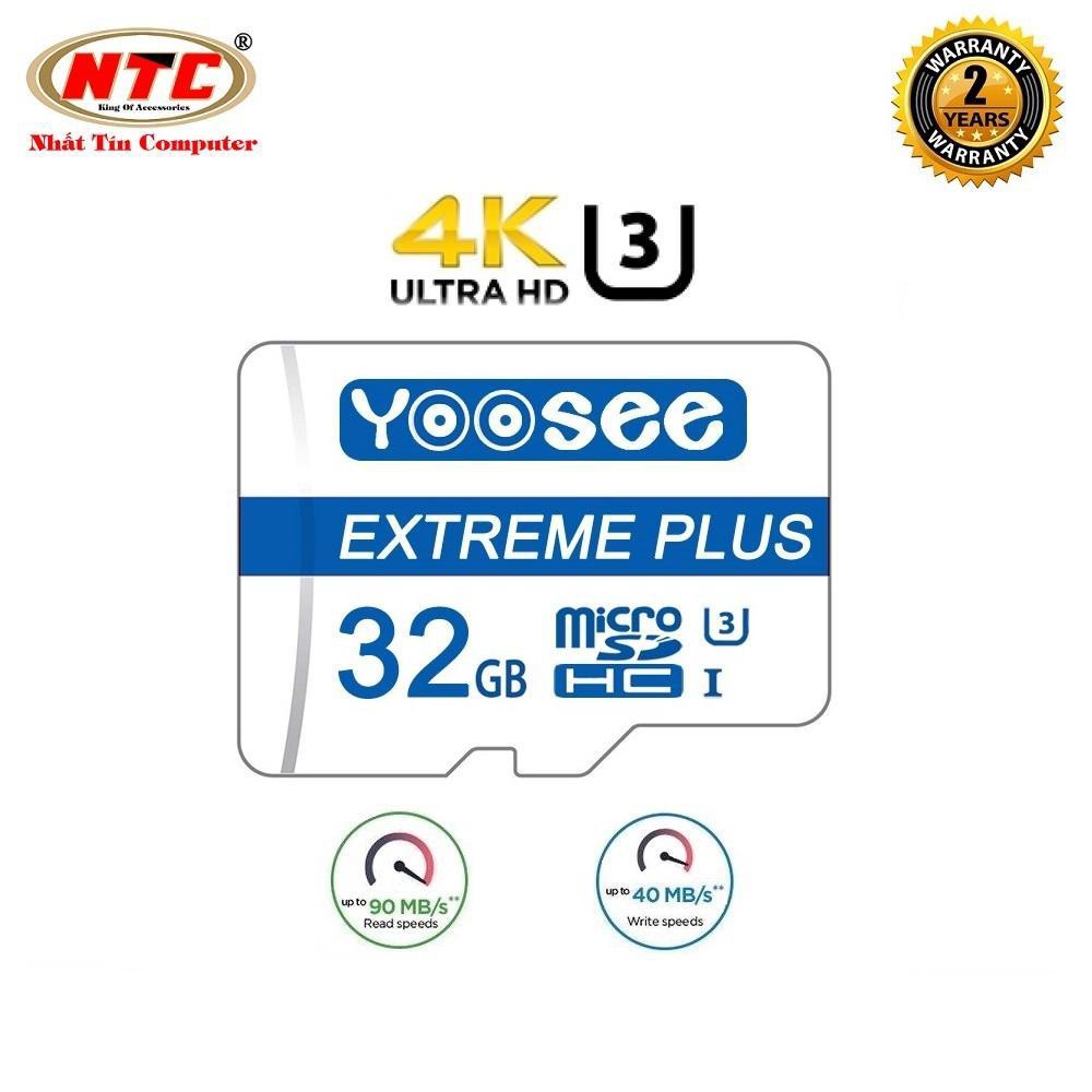 Camera IP Wifi Yoosee 3 Râu HD720P 10 đèn hồng ngoại đàm thoại 2 chiều (Trắng) + Kèm thẻ nhớ Yoosee/NTC U3 32GB