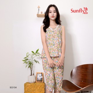 Bộ lanh mặc nhà Sunfly SE3104