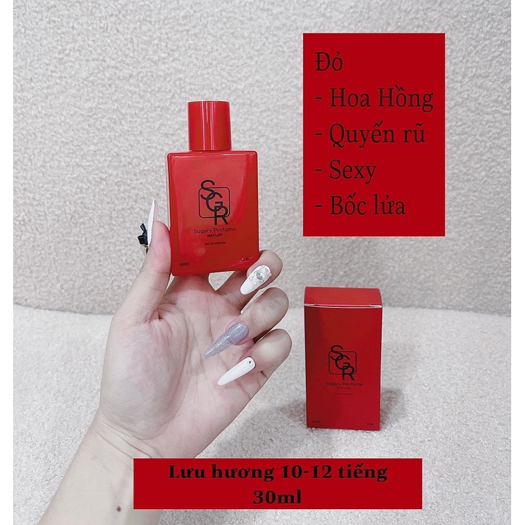 Nước hoa Dubai Đỏ - Phiên bản hoa hồng mùa đông