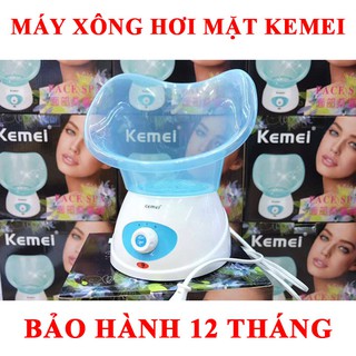 [ Giá tốt Shopee ] Máy Xông Hơi Mặt Cao Cấp Kemei