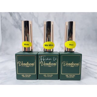 Sơn gel trắng đen trắng sữa vendeeni 15ml
