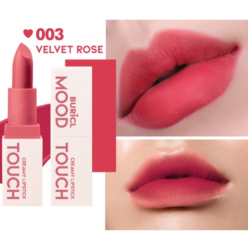 //LUXUBU// Son lì lâu trôi nhiều màu trẻ trung Buricl Mood Touch Creamy Lipstick / COCOLAND | BigBuy360 - bigbuy360.vn