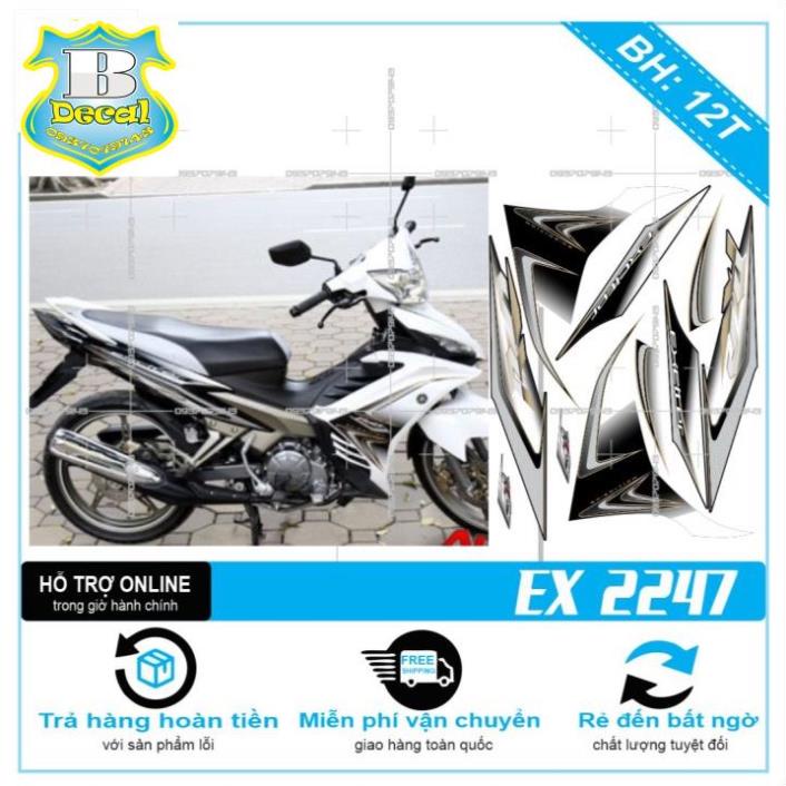 ( Quí khách vui lòng mang ra tiệm cho thợ dán ) Tem EX 2011 ZIN 2247 [Bi Decal]
