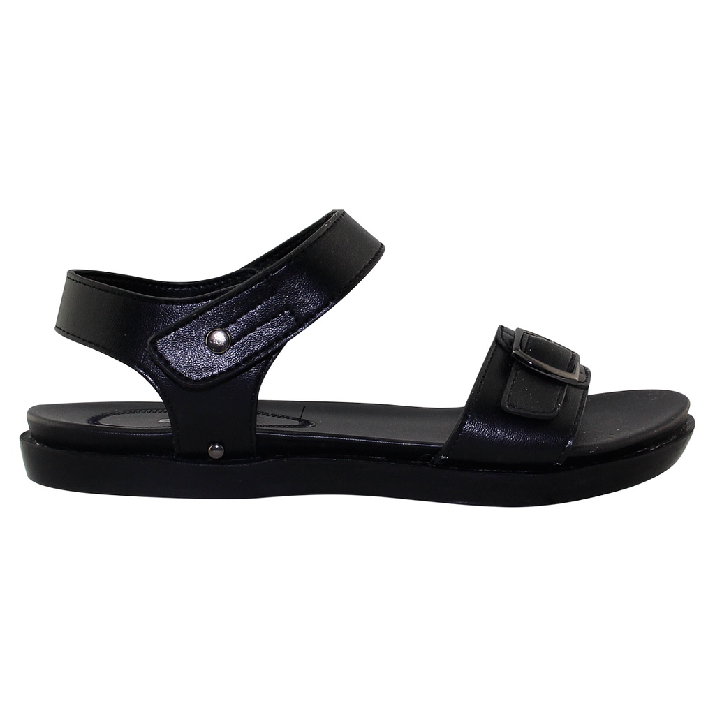 GIÀY SANDAL QUAI HẬU ĐẾ BẰNG QUAI NGANG NỮ BITA'S SYN.261 (ĐEN) - BITAS