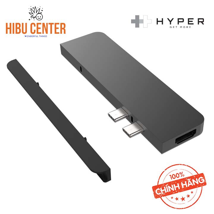 Cổng Chuyển HYPERDRIVE Duo 7In2 HDMI 4K60HZ With Cable USB-C Hub For Macbook/Ipadpro/Laptop/Smartphone Xuất File HDMI 4K